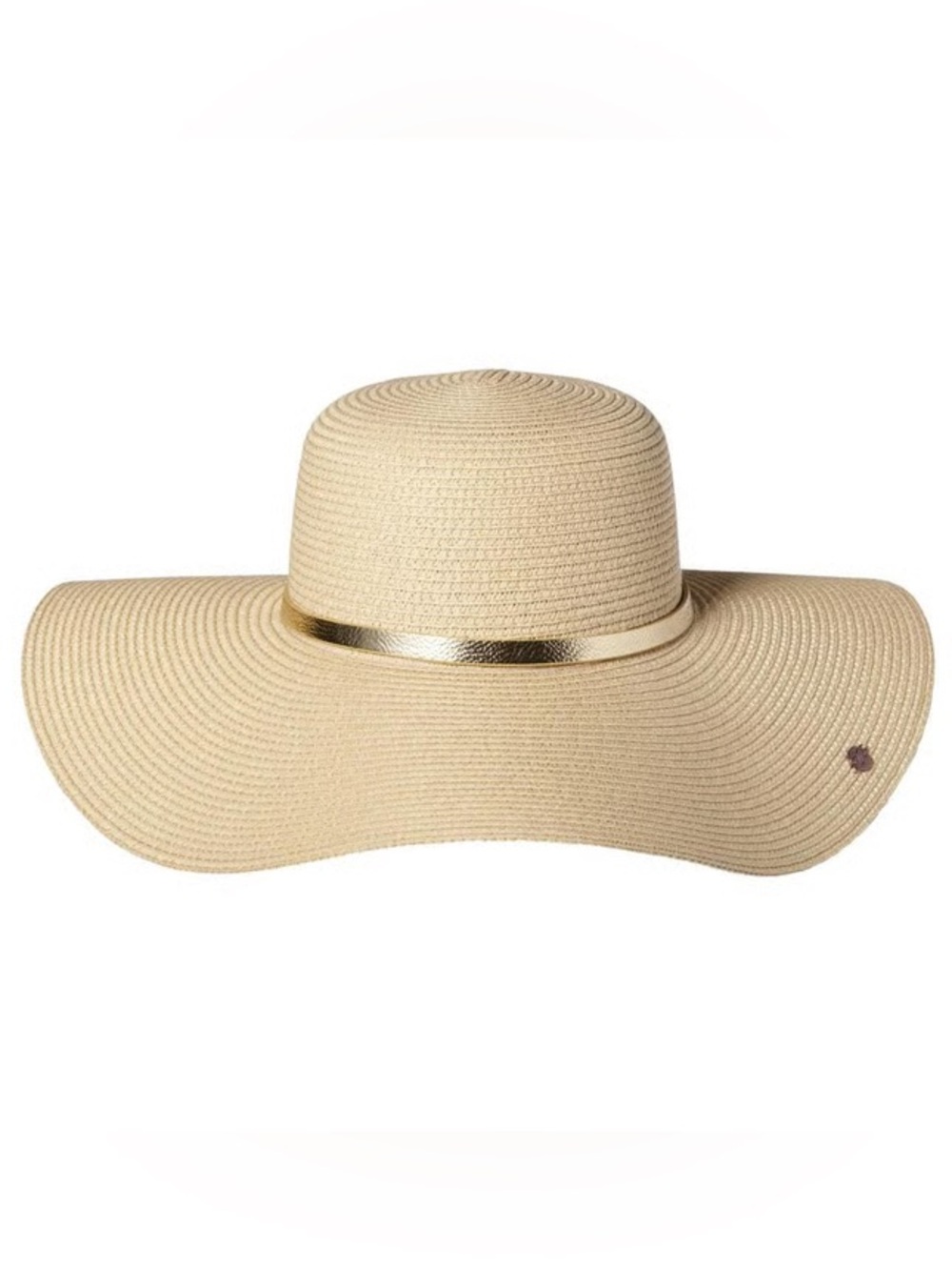 Calia Women's Floppy Sun Hat Natural & Gold